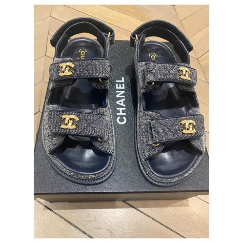 chanel dad sandals